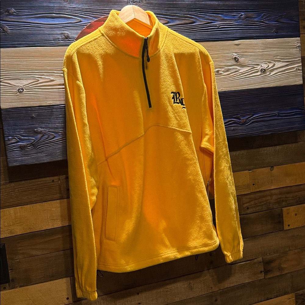 Yellow Zip-Up Sweater